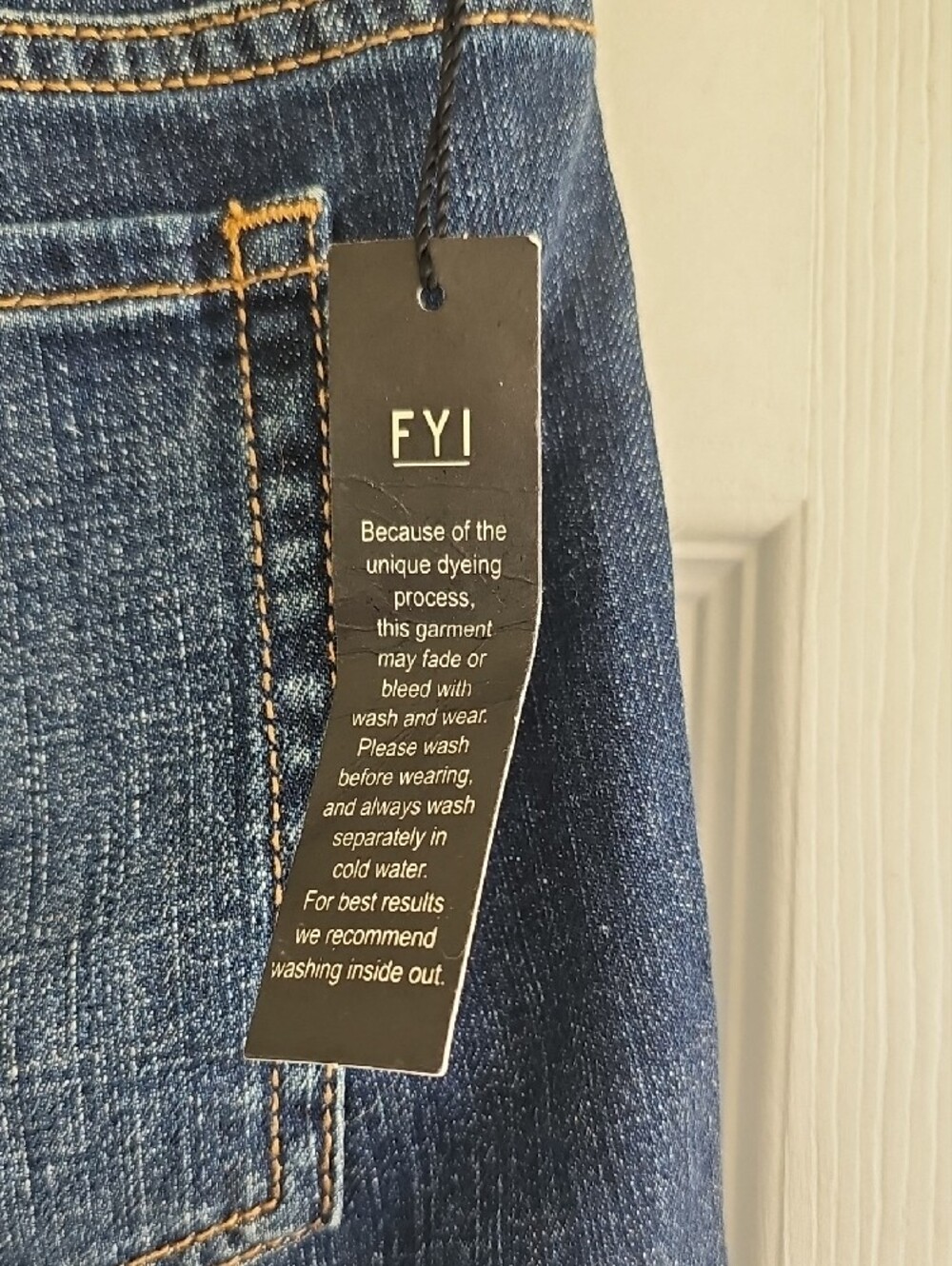VS The Hipster Dark Indigo Denim Shorts - Picture 5 of 8